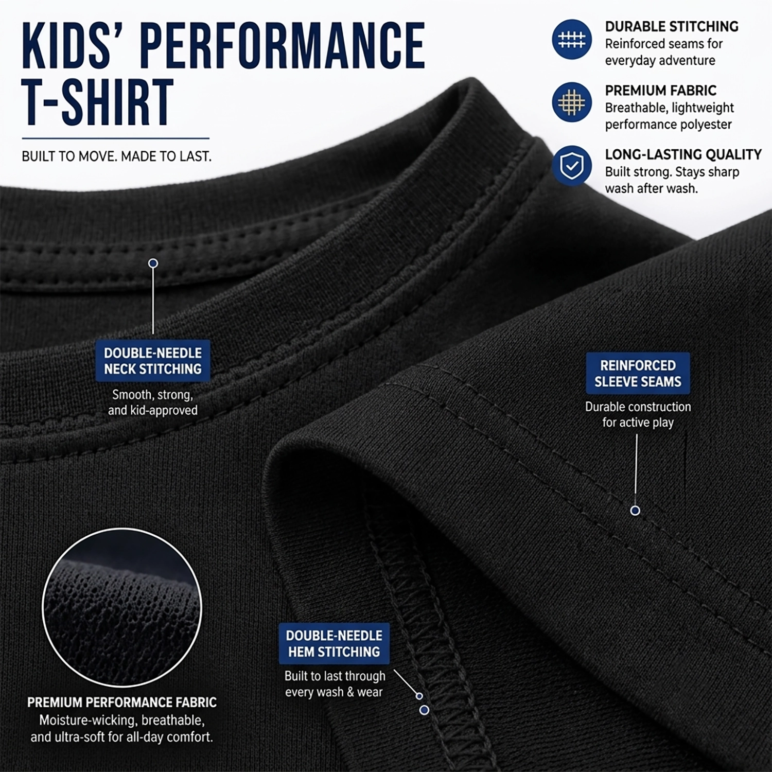 spex kids inner half sleeve – soft, comfortable & everyday essential (black) spex kids inner half sleeve – soft, comfortable & everyday essential (black)