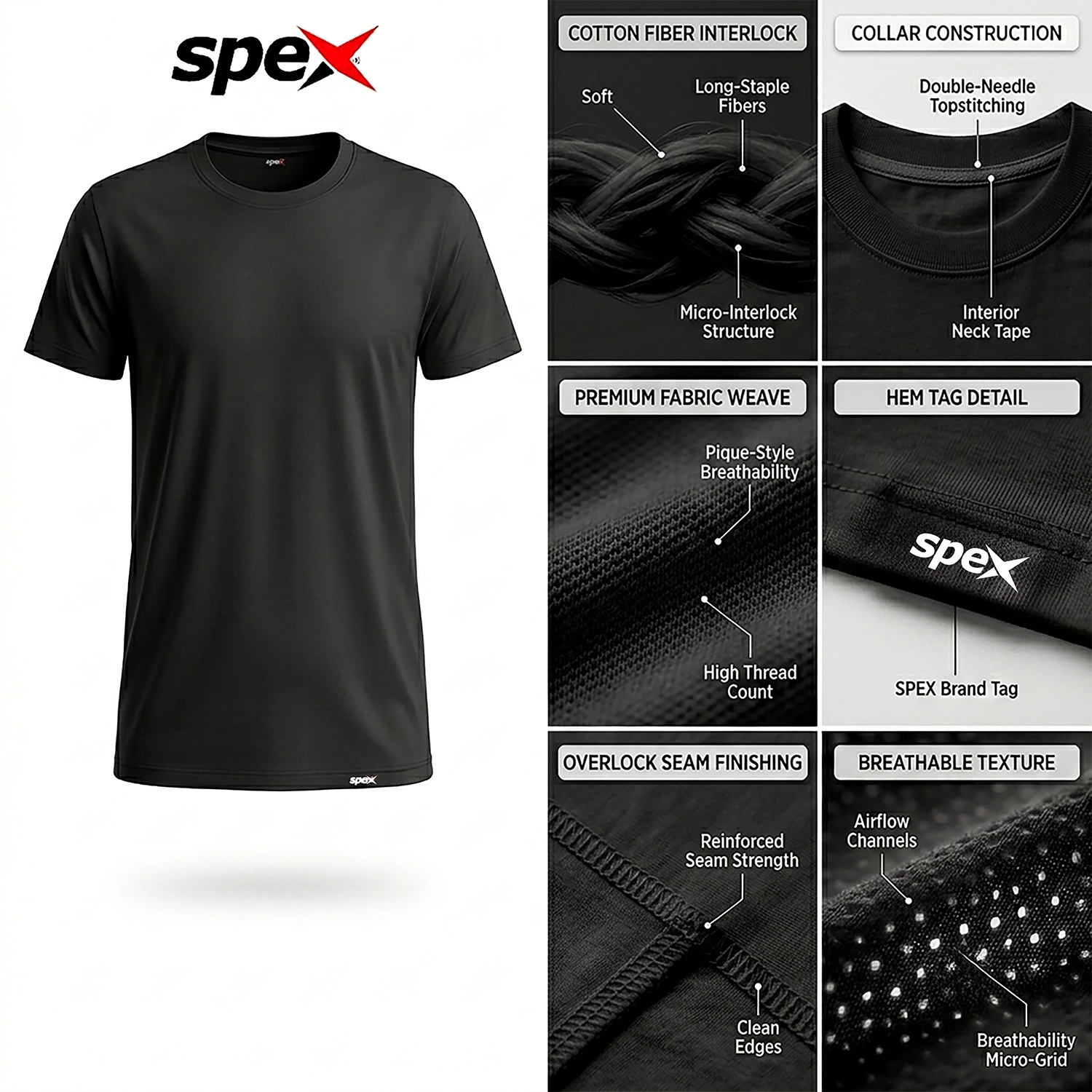 spex men’s signature cotton tank vest soft breathable sleeveless shirt (white) spex men’s signature cotton tank vest soft breathable sleeveless shirt (white)