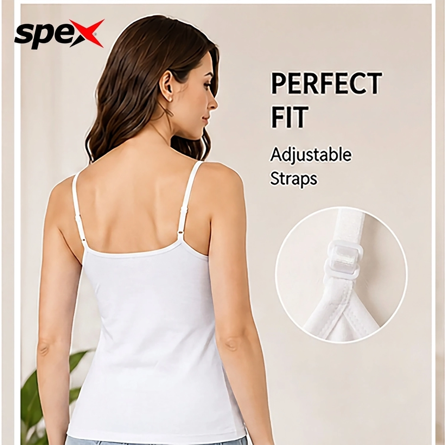 spex women’s premium cotton camisole – soft, breathable & stretch fit tank top for everyday comfort (skin) spex women’s premium cotton camisole – soft, breathable & stretch fit tank top for everyday comfort (skin)