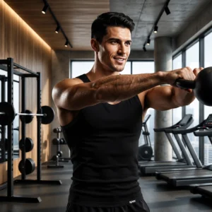 spex premium men sleeveless cotton vest soft daily wear tank (black)
