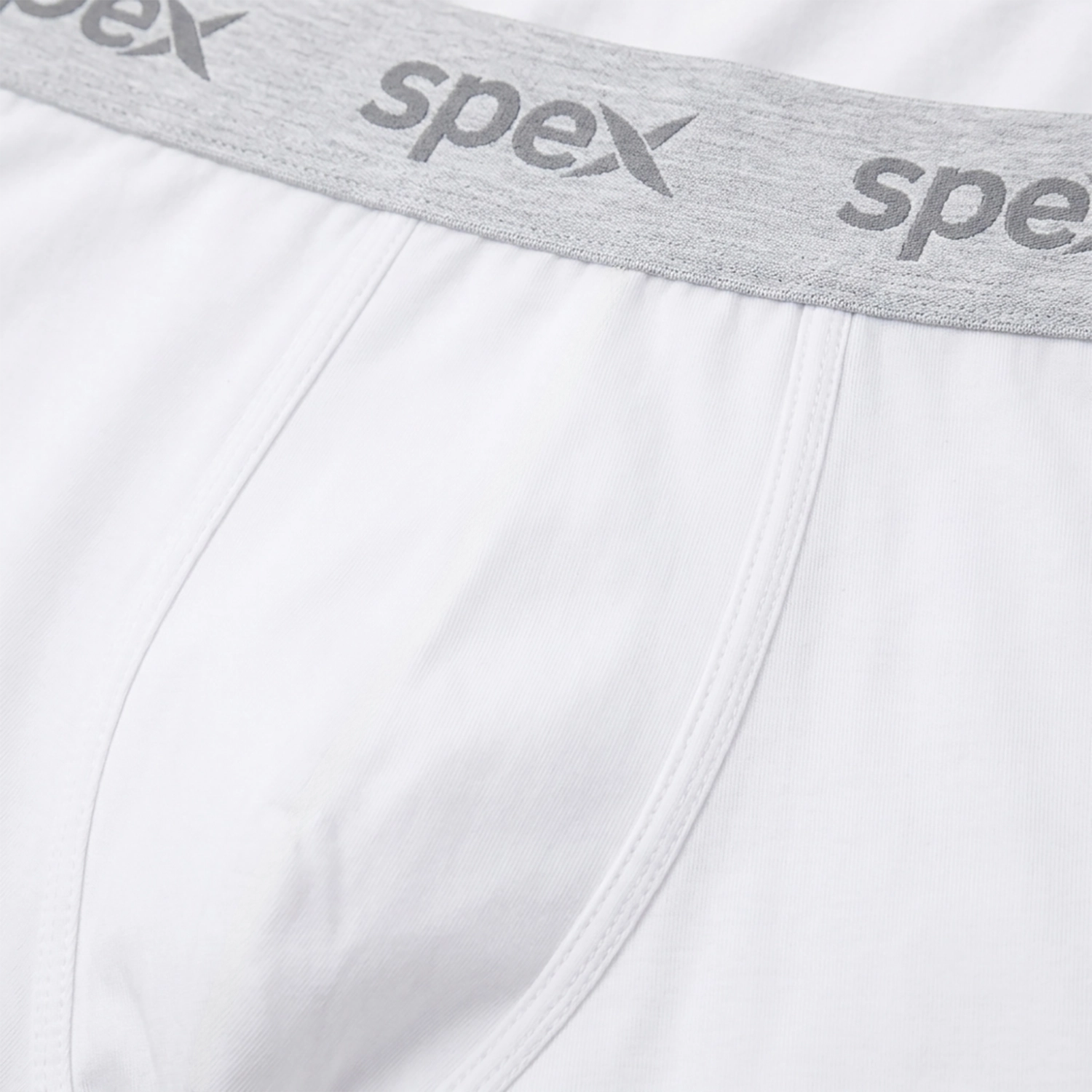 spex men's premium white boxer soft breathable cotton blend underwear (white) spex men's premium white boxer soft breathable cotton blend underwear (white)