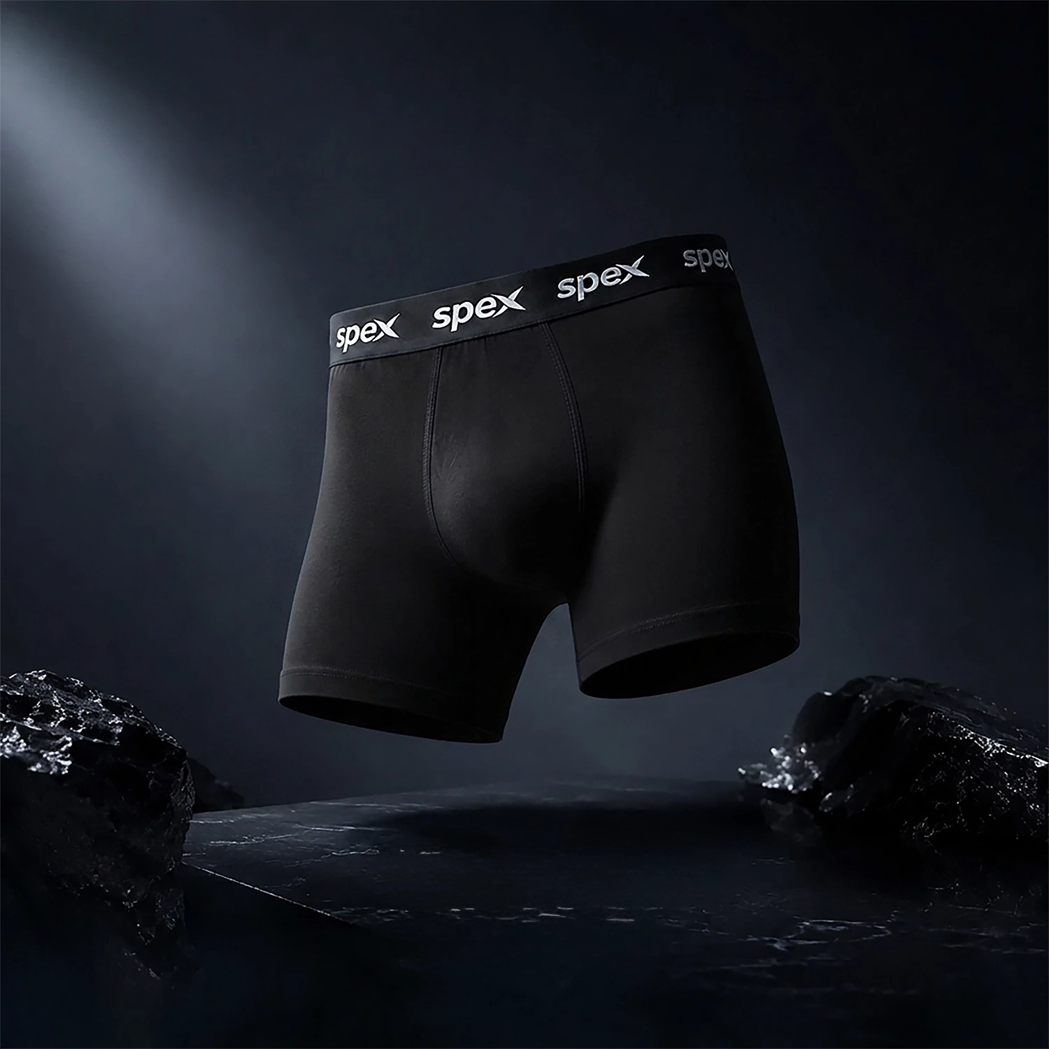 spex men’s premium white boxer | soft breathable cotton blend underwear (black) spex men’s premium white boxer | soft breathable cotton blend underwear (black)