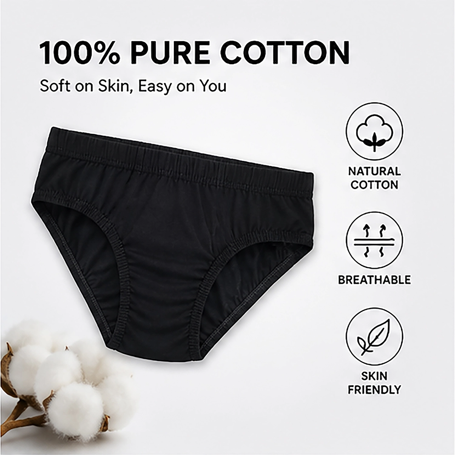 spex ladies cotton brief – soft & breathable women underwear | comfortable mid rise panty for daily wear (black) spex ladies cotton brief – soft & breathable women underwear | comfortable mid rise panty for daily wear (black)