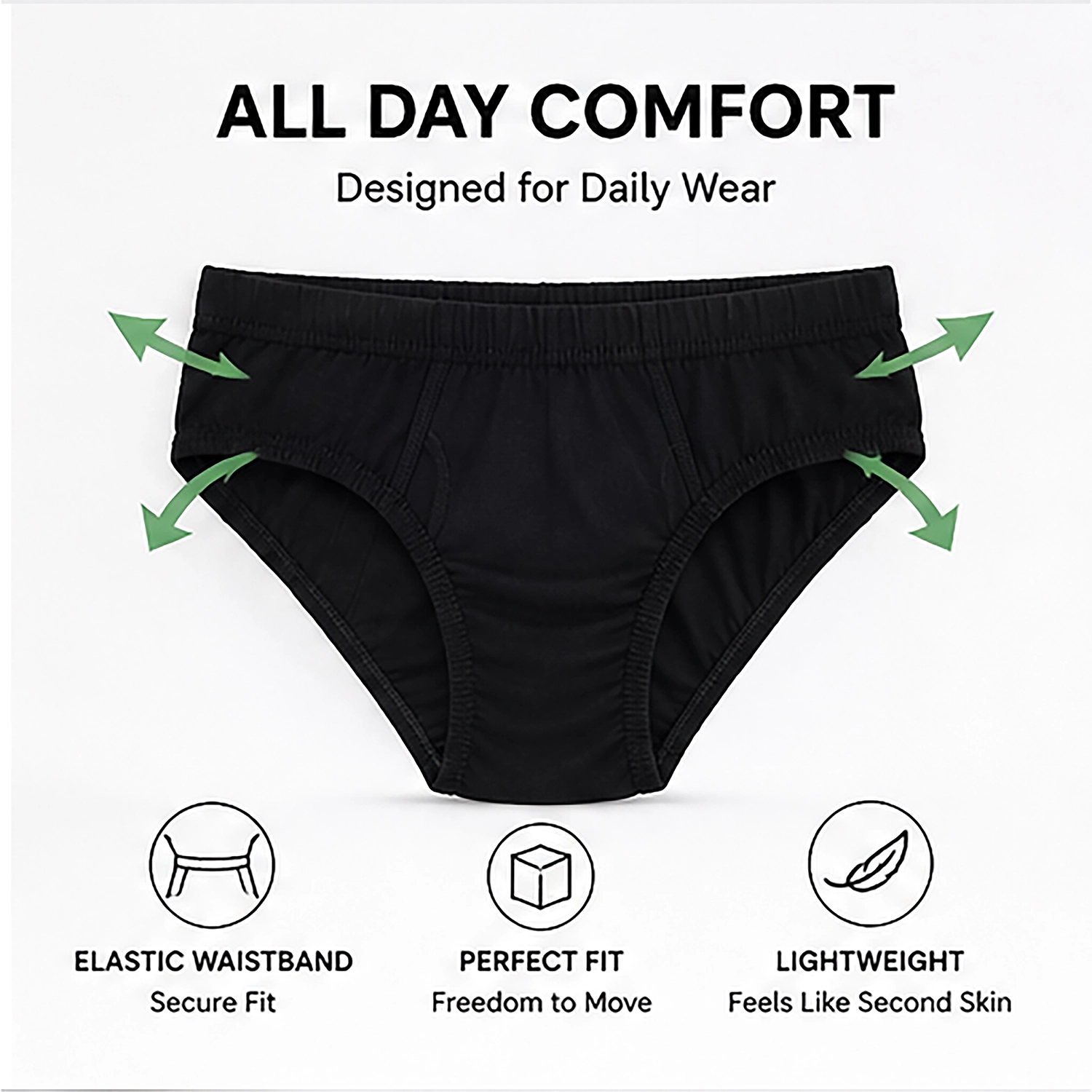spex ladies cotton brief – soft & breathable women underwear | comfortable mid rise panty for daily wear (black) spex ladies cotton brief – soft & breathable women underwear | comfortable mid rise panty for daily wear (black)