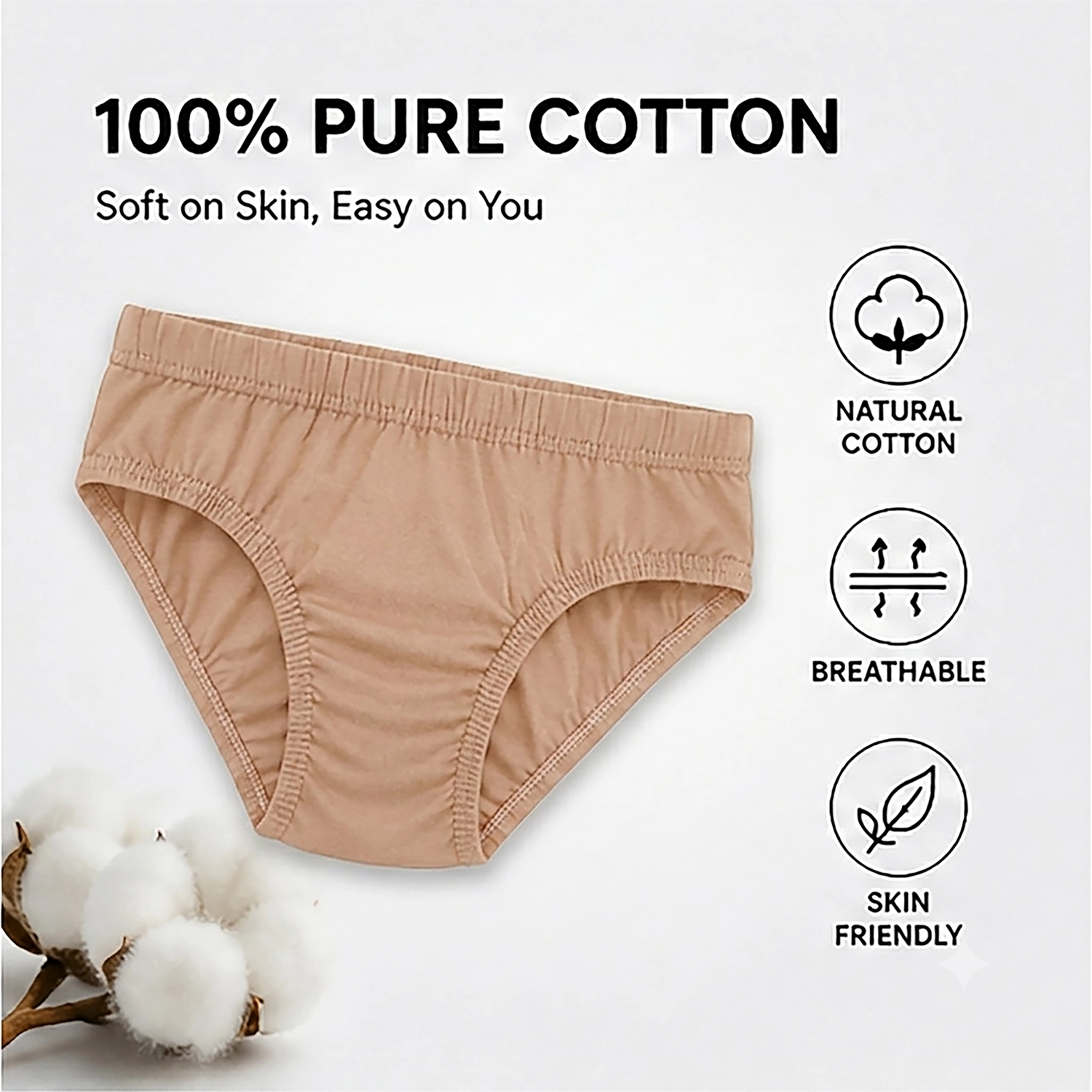 spex ladies cotton brief – soft & breathable women underwear | comfortable mid rise panty for daily wear (skin) spex ladies cotton brief – soft & breathable women underwear | comfortable mid rise panty for daily wear (skin)