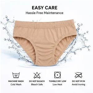 Home spex ladies cotton brief – soft & breathable women underwear | comfortable mid rise panty for daily wear (skin)